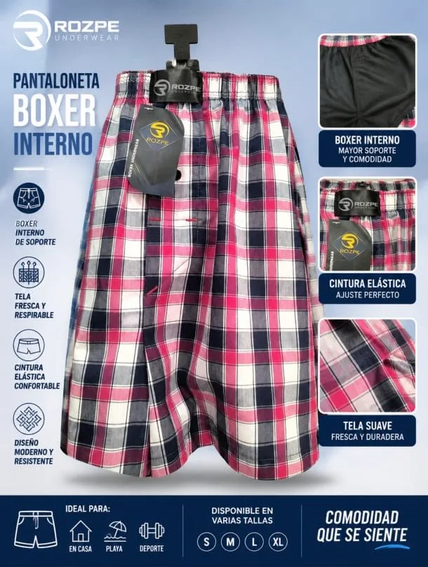 Pantaloneta Boxer Interno