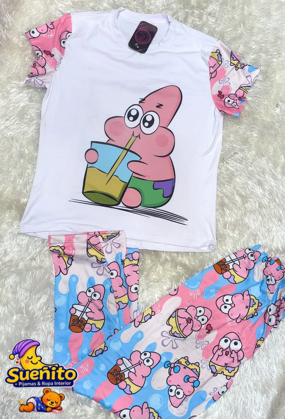 Piel Durazno Pantalon Manga Corta Dama