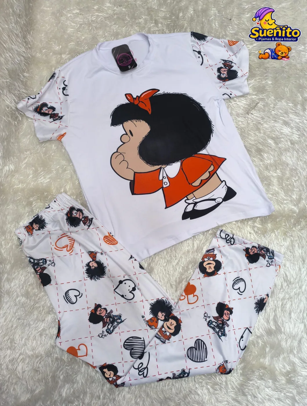 Piel Durazno Pantalon Manga Corta Dama