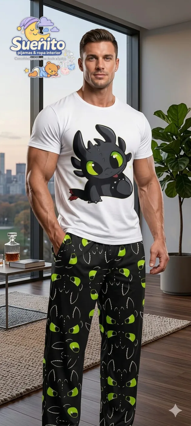 Piel Durazno Pantalon Manga Corta Hombre