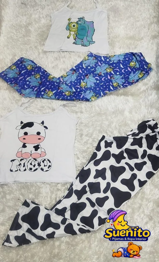 Piel Durazno Pantalon Tiras