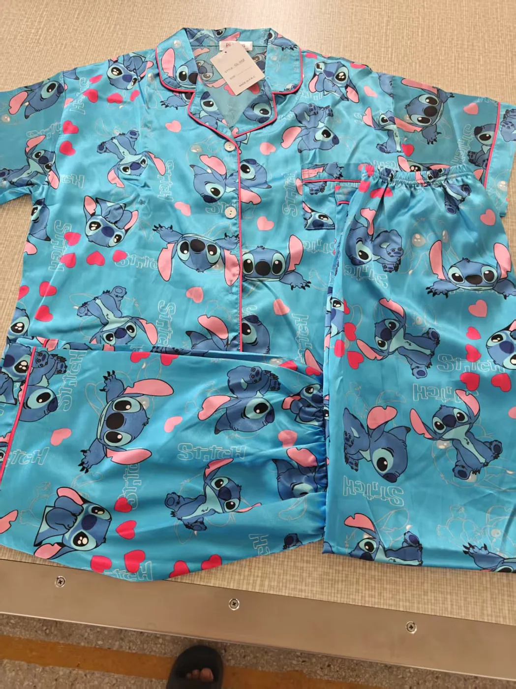 Satin 3 Piezas Estampada