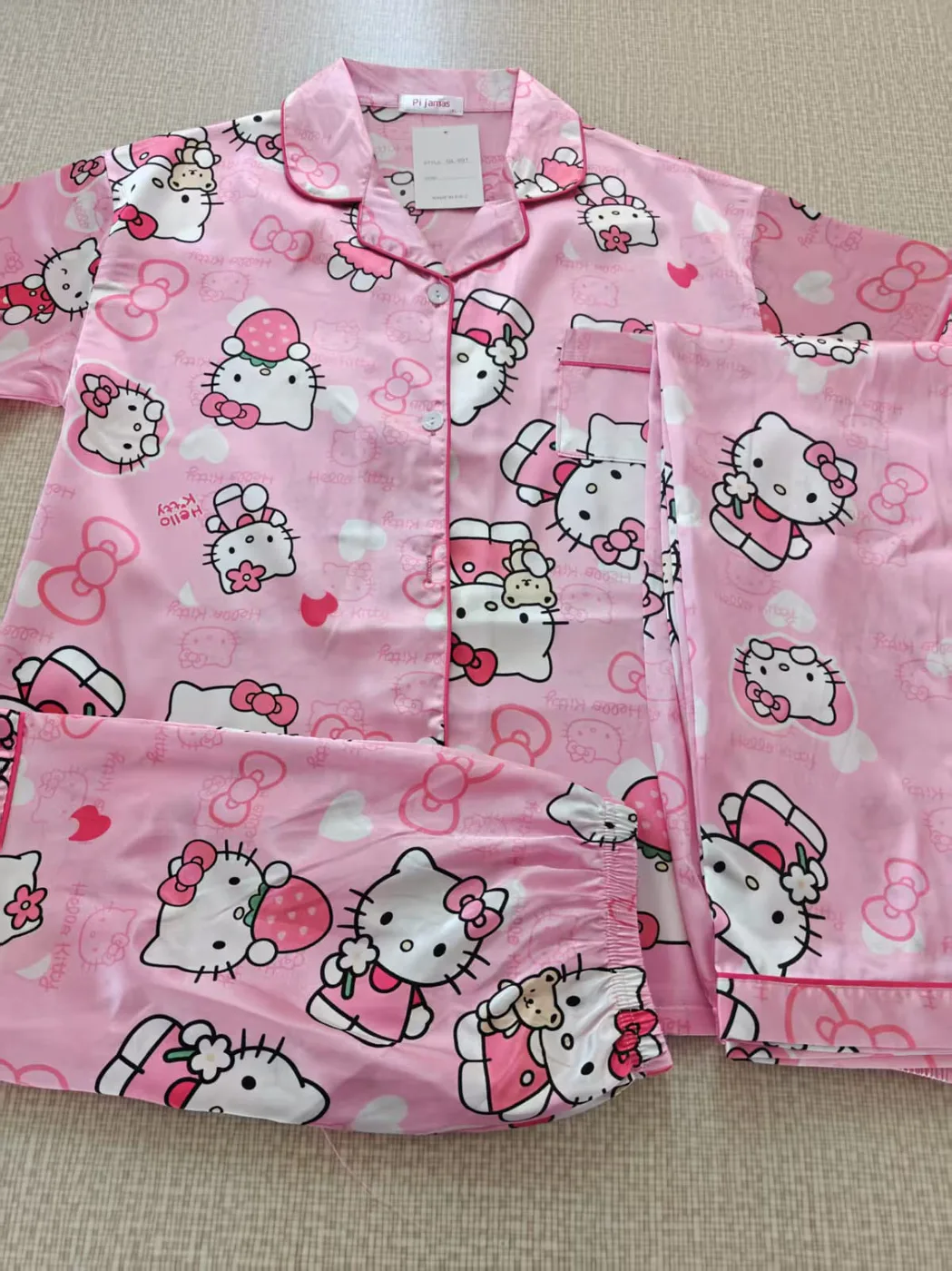 Satin 3 Piezas Estampada