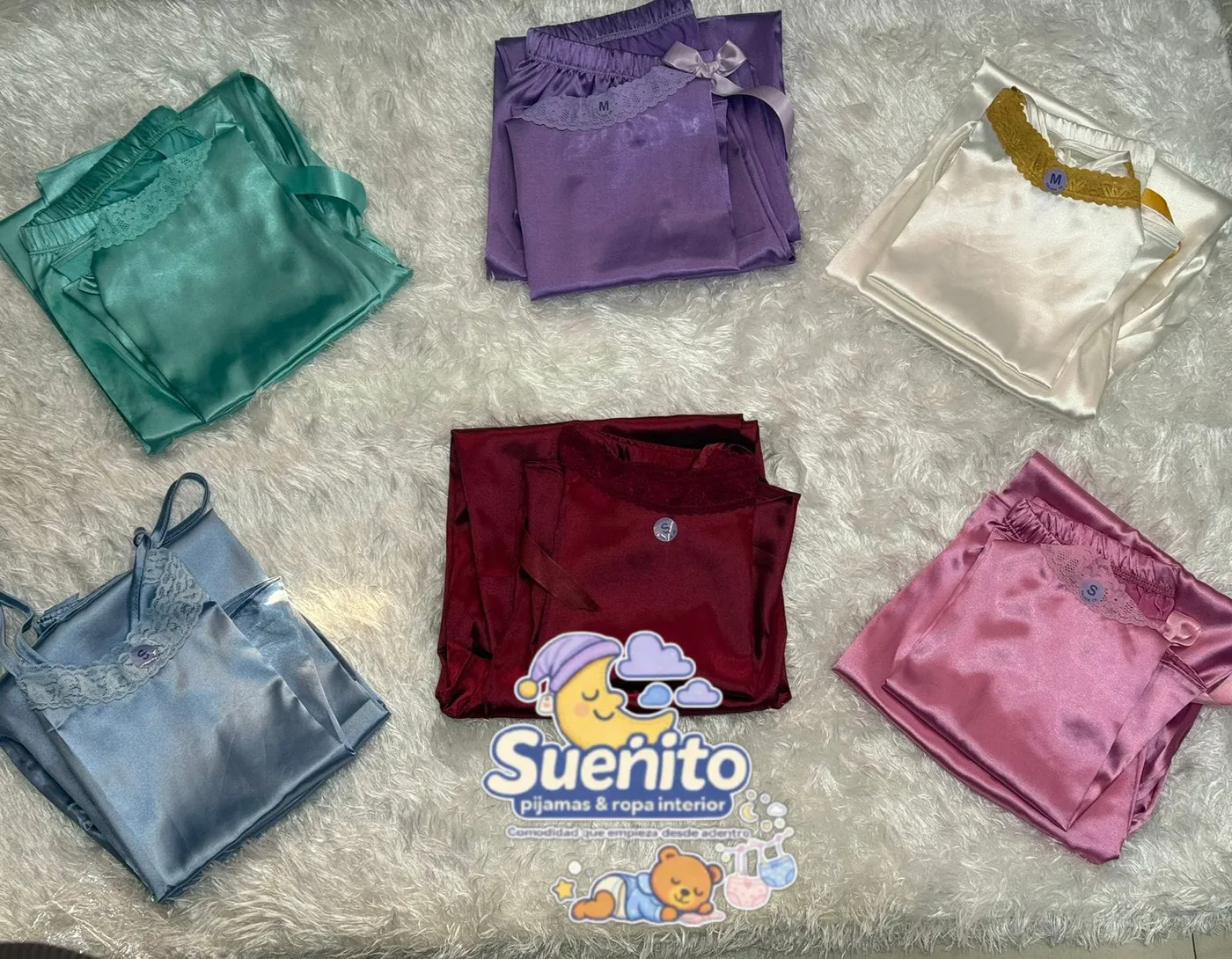 Satin Pantalon Tiras